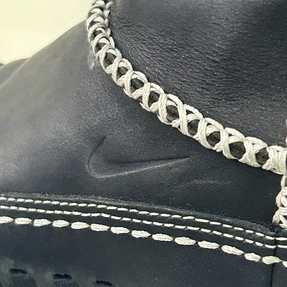 Nike Women Winter Boots Sz 6 ACG Puddle Proof Valenka Wool PullOn Moccasin Black - Picture 7 of 10